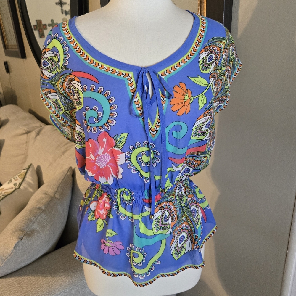 Flying Tomatoe : Colorful Paisley Women's Top